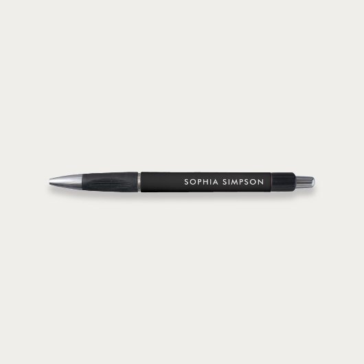 Minimalistische Moderne Zwarte Pen