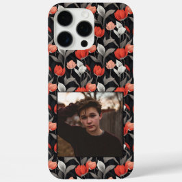 Minimalistische moeder cadeau tulp op maat  iPhone 16 pro max hoesje