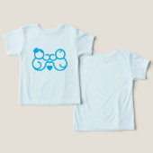 Minimalistische Moeder En Baby Hart Lijn Kunst Cad (Ontwerp Voorkant & Achterkant)