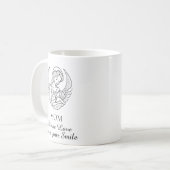 Minimalistische Moederdag Quote Koffiemok (Voorkant links)