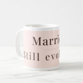 Minimalistische mok | Geschenk voor een moderne, p (Voorkant links)