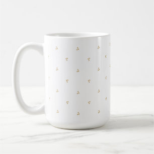 Minimalistische Mok met Gouden Glitters