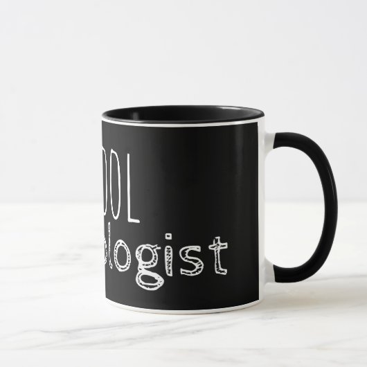 Minimalistische Mok van het Ontwerp van de psychol (Rechts)