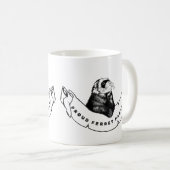 Minimalistische mok voor fretliefhebbers (Voorkant rechts)