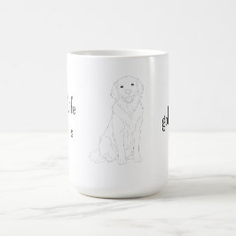 Minimalistische mok voor liefhebbers van Golden re