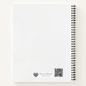 Minimalistische Moleculaire Binding | Verfijnde We Notitieboek (Achterkant)