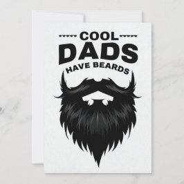 Minimalistische monochromatische Vaderdag Kaart