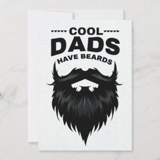 Minimalistische monochromatische Vaderdag Kaart