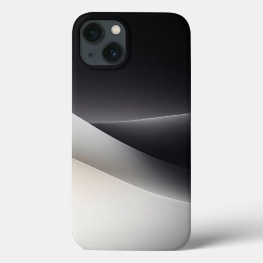 Minimalistische Monochrome Flow Hoestbeschermer - Case-Mate iPhone Case (Achterkant)