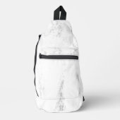 Minimalistische monochrome grunge textuur sling bag (Voorkant)