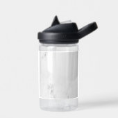 Minimalistische monochrome grunge textuur waterfles (Links)
