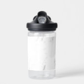 Minimalistische monochrome grunge textuur waterfles (Voorkant)