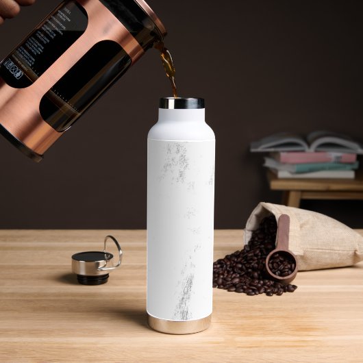 Minimalistische monochrome grunge textuur waterfles (Koffie (Gedraaid) )