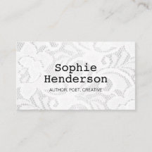 Minimalistische monochrome kant auteur en dichter