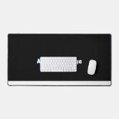 Minimalistische Monogram Aangepaste naam Bureaumat (Keyboard & Muis)