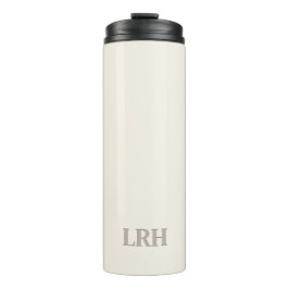 Minimalistische Monogram Bruidsmeisje Waterfles Thermosbeker