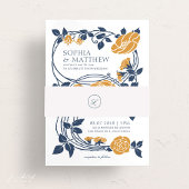 Minimalistische Monogram Buikband | Uitnodiging Wr Uitnodigingen Wikkel