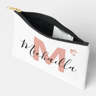 Minimalistische Monogram Meisjesnaam Script Etui