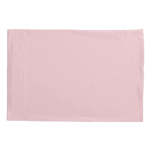 Minimalistische monogram script roze kussensloop (Achterkant)