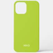 Minimalistische Monogrammen-telefoongevallen Case-Mate iPhone Case (Achterkant)