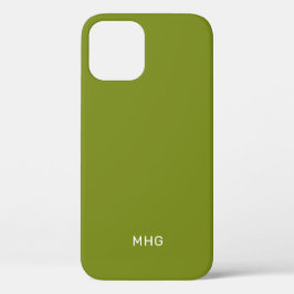 Minimalistische Monogrammen-telefoongevallen Case-Mate iPhone Case