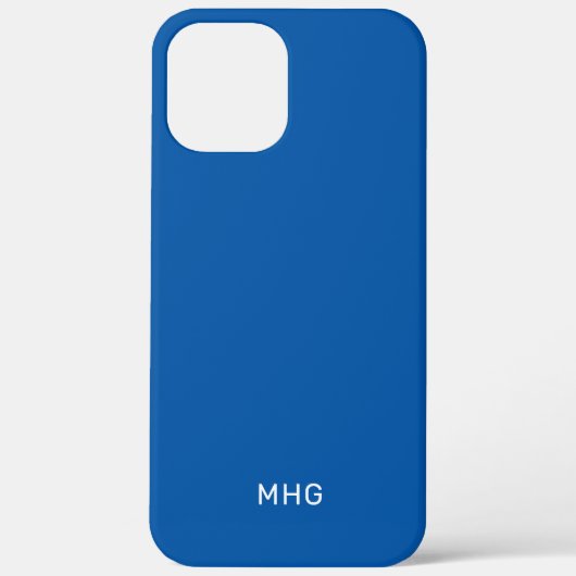 Minimalistische Monogrammen-telefoongevallen Case-Mate iPhone Case (Achterkant)