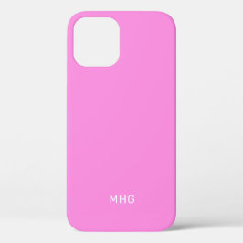 Minimalistische Monogrammen-telefoongevallen Case-Mate iPhone Case