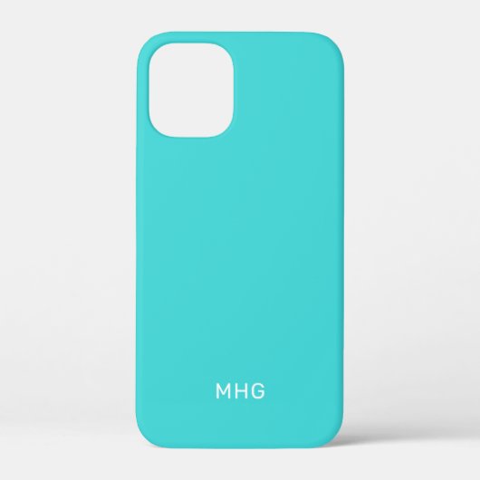 Minimalistische Monogrammen-telefoongevallen Case-Mate iPhone Case (Achterkant)