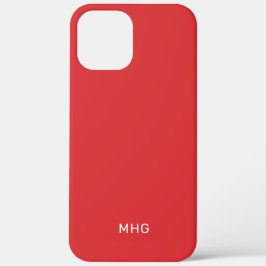 Minimalistische Monogrammen-telefoongevallen Case-Mate iPhone Case
