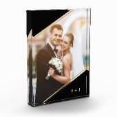 Minimalistische monogrammen van de Hoek Douane Fot Fotoblokken (Links)