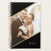 Minimalistische monogrammen van de Hoek Douane Fot Planner (Voorkant)