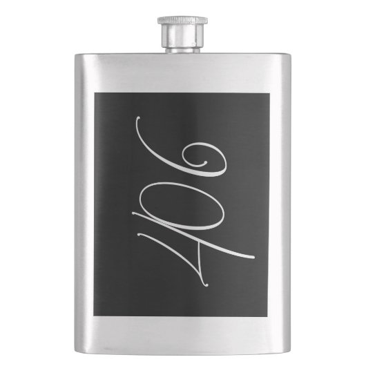 Minimalistische Montana 406 zwarte klassieke fles Flacon (Voorkant)