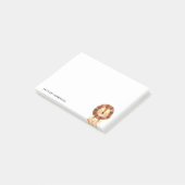 Minimalistische Mooie Baby Leeuw Kinderen Geperson Post-it® Notes (Schuin)