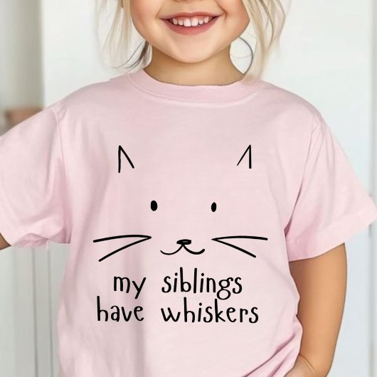 Minimalistische Mopshoofdomtrek T-shirt