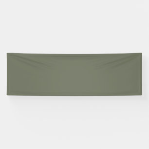 Minimalistische mosgroene aangepaste banner