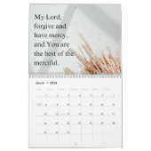 Minimalistische moslim Rabbanas dua Kalender (Mar 2026)