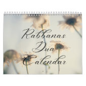 Minimalistische moslim Rabbanas dua Kalender (Hoes)