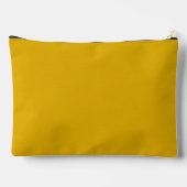 Minimalistische Mosterdgele en Bleekgele Monogram Etui (Achterkant)