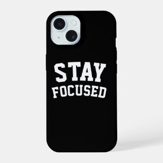 Minimalistische motivatie iPhone 15 case