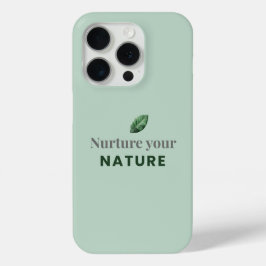 Minimalistische motivatie iPhone hoesje 'Verzorg j