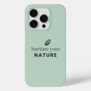 Minimalistische motivatie iPhone hoesje 'Verzorg j