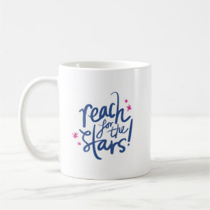 Minimalistische Motivatie Strek naar de Sterren Le Koffiemok