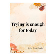 Minimalistische Motivatieposter