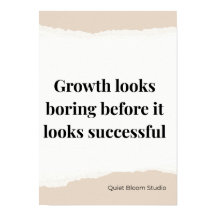 Minimalistische Motivatieposter
