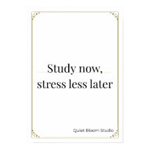 Minimalistische Motivatieposter