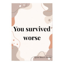 Minimalistische Motivatieposter