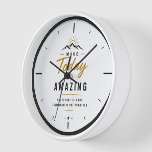 Minimalistische Motiverende Pols Horloge