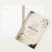 Minimalistische Motiverende Spiraal Notebook Planner (Display)