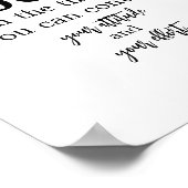 Minimalistische Motiverende Typografie Poster (Hoek)