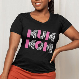 Minimalistische MUM MOM Typografie – Moderne Moede T-shirt